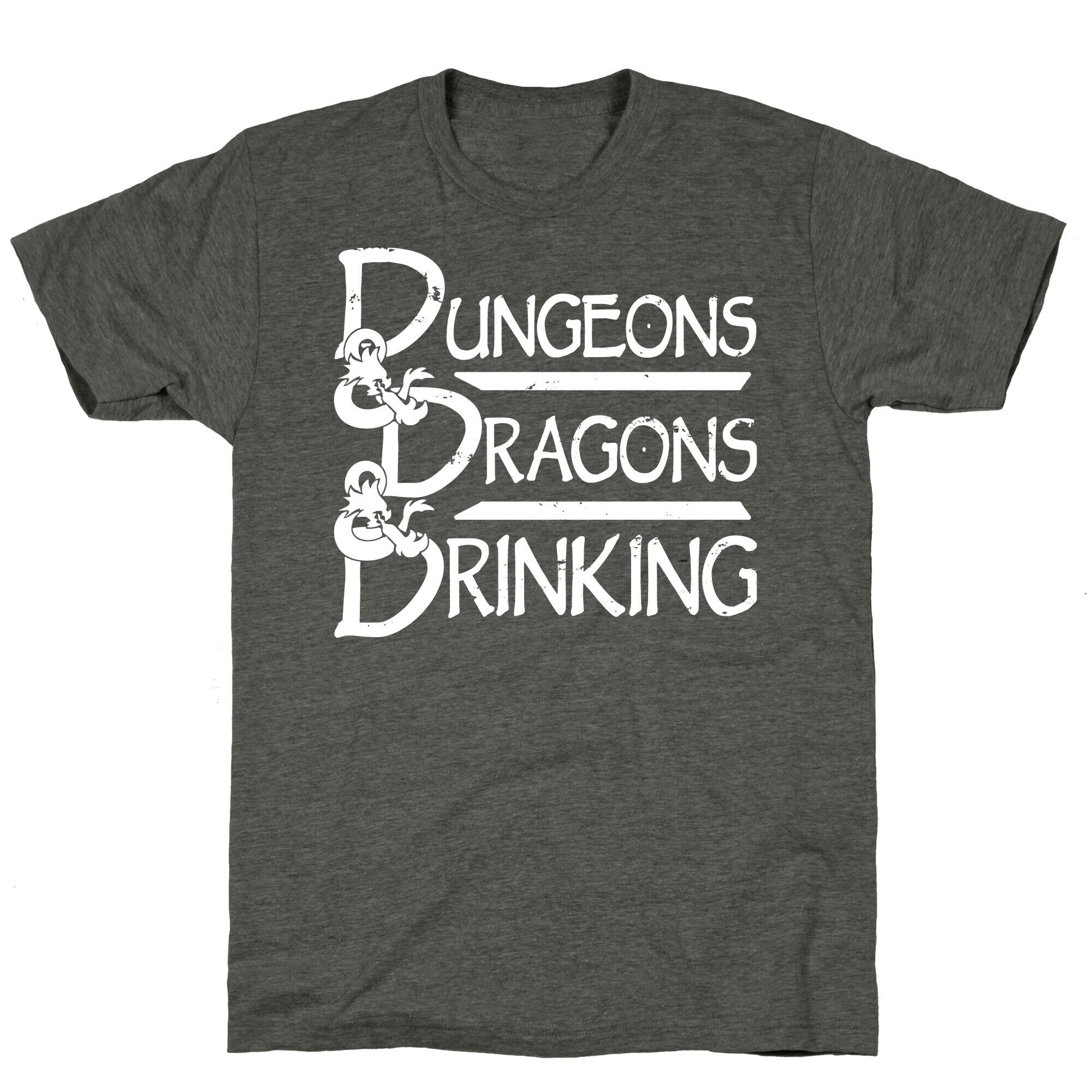 Dungeons & Dragons & Drinking Unisex Triblend Tee